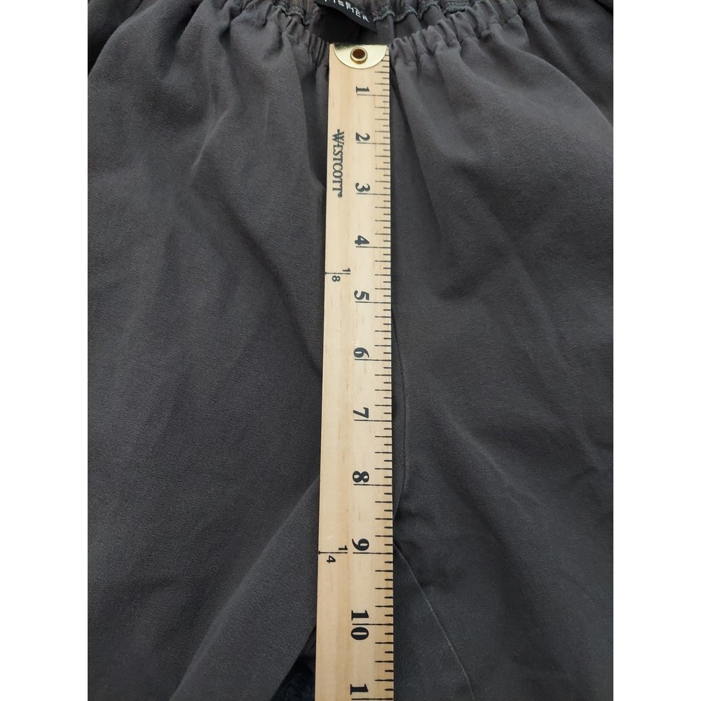 Eileen Fisher Cropped Elastic-Waist Relaxed Pants in Olive Gray - Picture 10 of 12